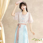 Women Summer Song Dynasty-Style Hanfu Casual Round-Neck Top