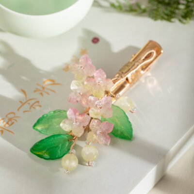 Hanfu Hair Clips for Women Floral Hair Ornaments Qipao Accessories Classical-Style