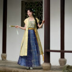 Summer Women Hanfu in Song Dynasty Style with Short Sleeve Design
