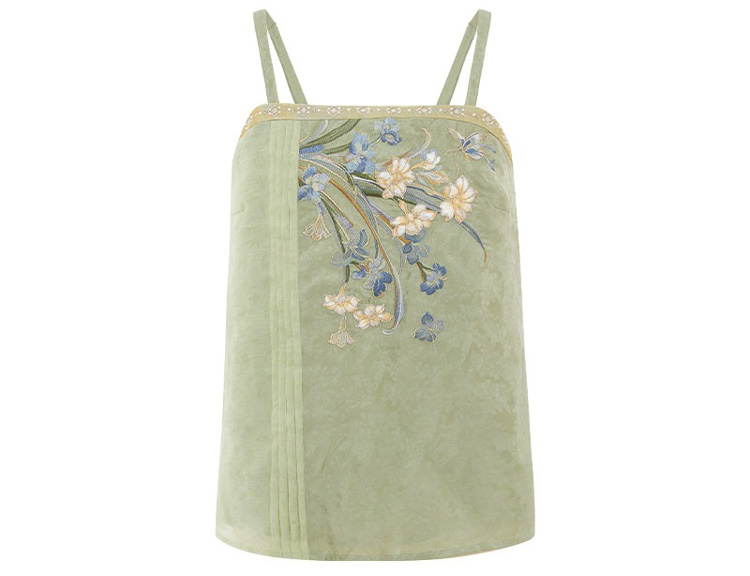 Summer Women Hanfu in Song Dynasty Style with Short Sleeve Design