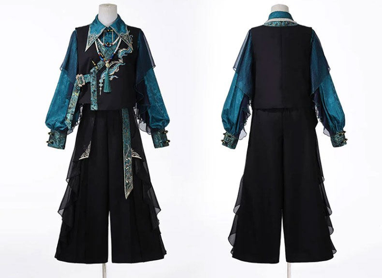 Women Fashionable Hanfu Martial Arts-Style Casual Loose Set