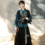 Women Fashionable Hanfu Martial Arts-Style Casual Loose Set