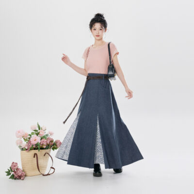 Women Summer Casual Fashion Hanfu Round-Neck Top