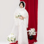 Chinese Qipao Set Traditional Wedding Dress Pure Cotton Cheongsam