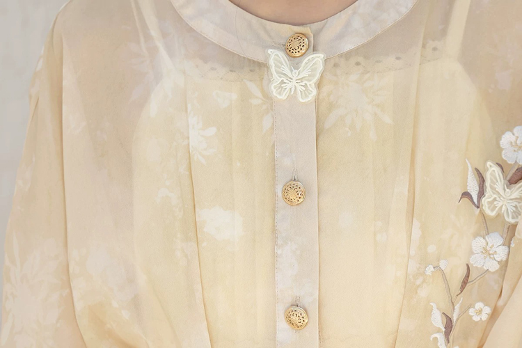 Summer Women Dress Set with Classic Hanfu Elements