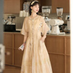 Summer Women Dress Set with Classic Hanfu Elements