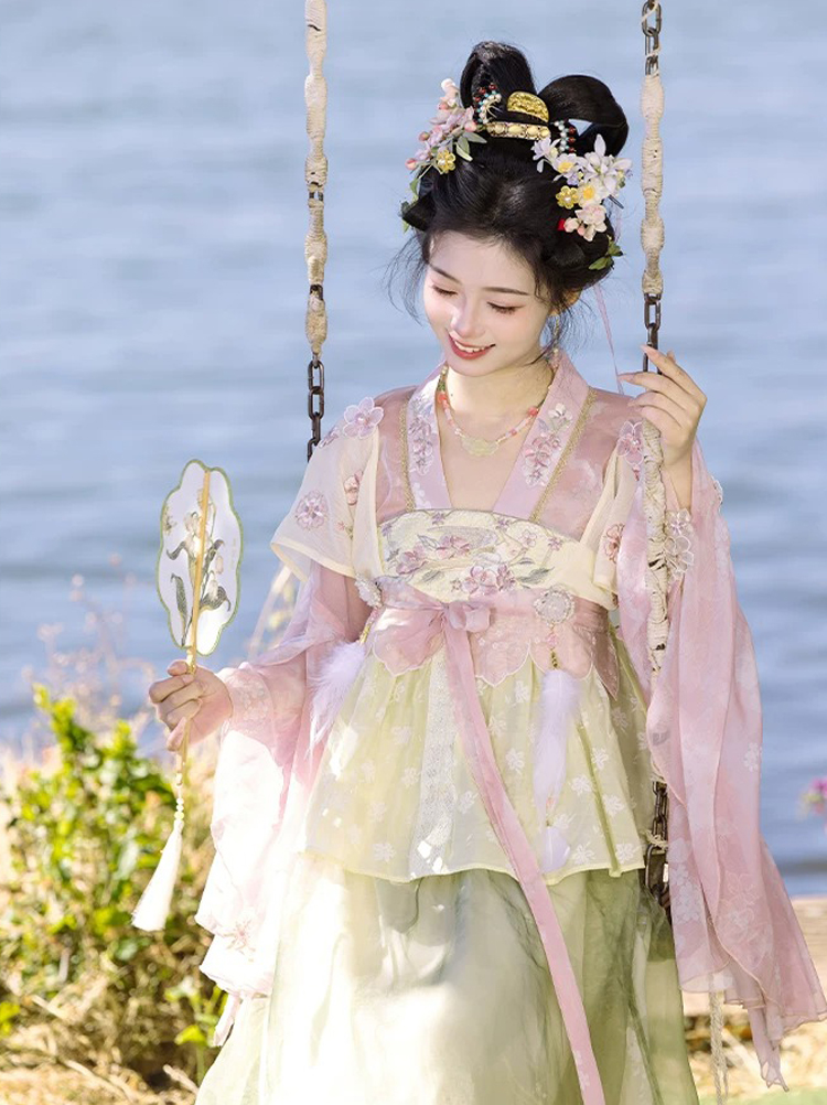 Summer Women's Tang Dynasty Hanfu Fashion Dress-Cute Style
