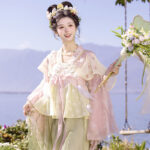 Summer Women's Tang Dynasty Hanfu Fashion Dress-Cute Style